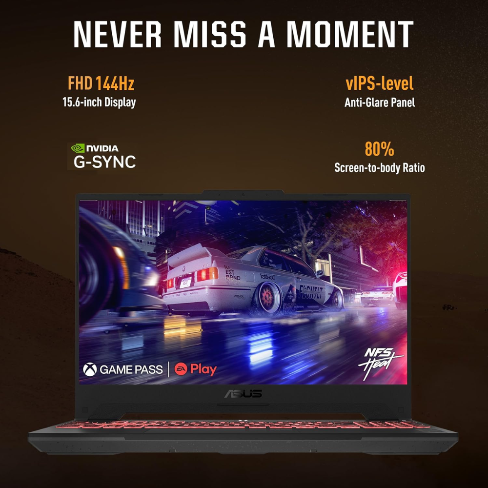 ASUS TUF Gaming F15 Laptop | 13th Gen Intel Core i7-13620H | RTX 4060 8GB 140W | 16GB DDR5 RAM | 512GB SSD | 15.6" FHD 144Hz Display | RGB Keyboard | 90Wh Battery | Win 11 | Mecha Gray | FX507VV-LP287W
