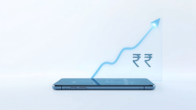 Smartphone with an upward price arrow representing rising phone prices in India due to the RAM chip shortage in 2026