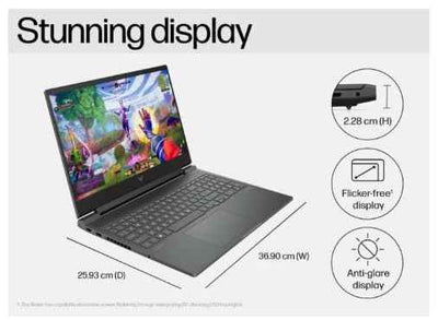 HP Victus 16-r1703TX Gaming Laptop | 14th Gen Intel i5-14450HX, RTX 3050 6GB, 16.1" 144Hz FHD