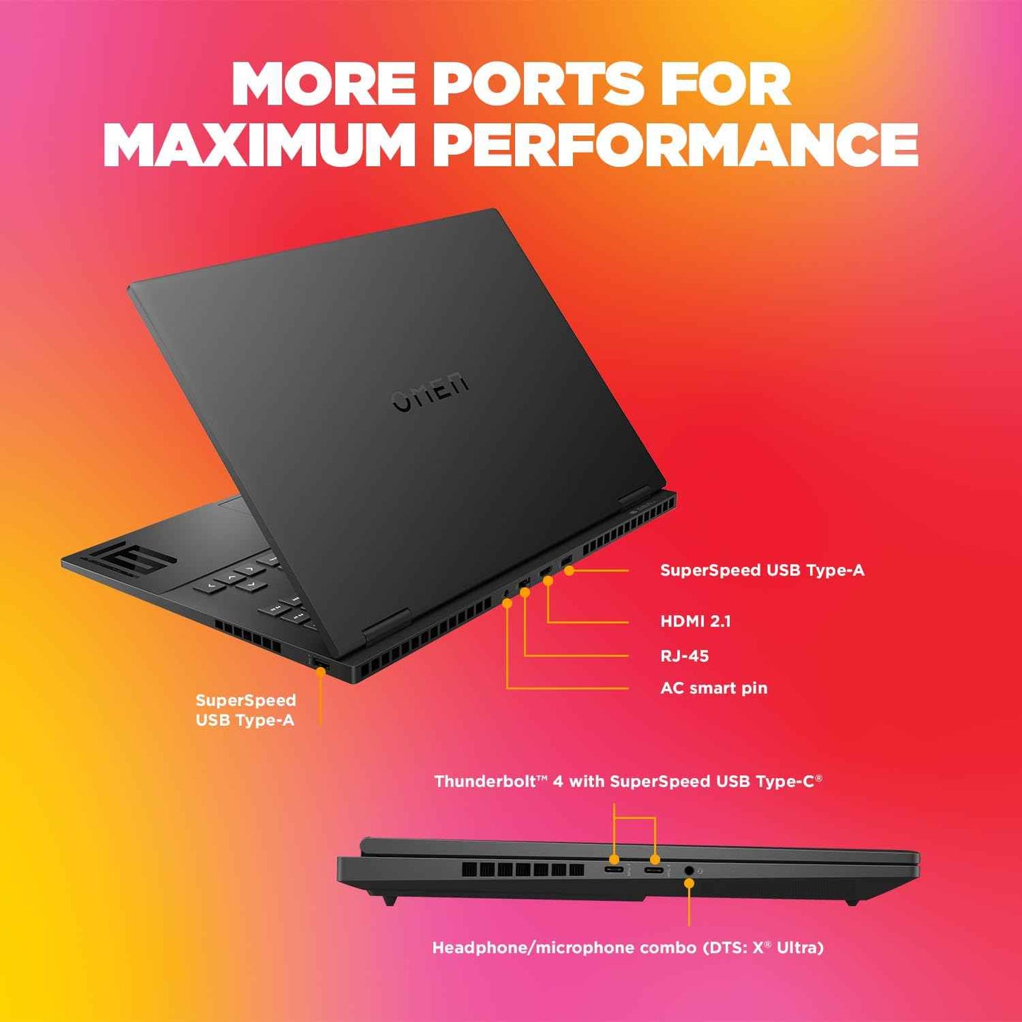 HP Omen Gaming Laptop | Ryzen 9 7940HS | RTX 4070 8GB | 16GB DDR5 RAM | 1TB SSD | 16.1" FHD 165Hz | RGB Keyboard | Windows 11 | Black -