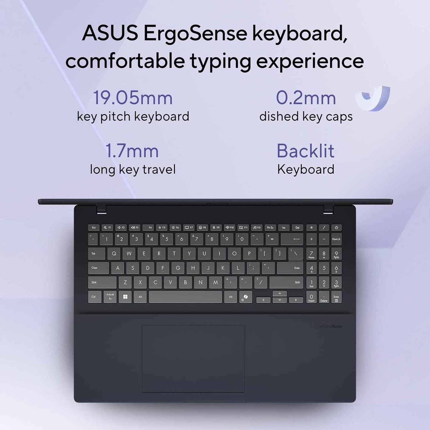 ASUS Vivobook 16 Laptop | Snapdragon X Processor | 16GB RAM | 512GB SSD | 16" FHD+ Display | Windows 11 | Office 2024 | AI Laptop | Quiet Blue - X1607QA-MB049WS