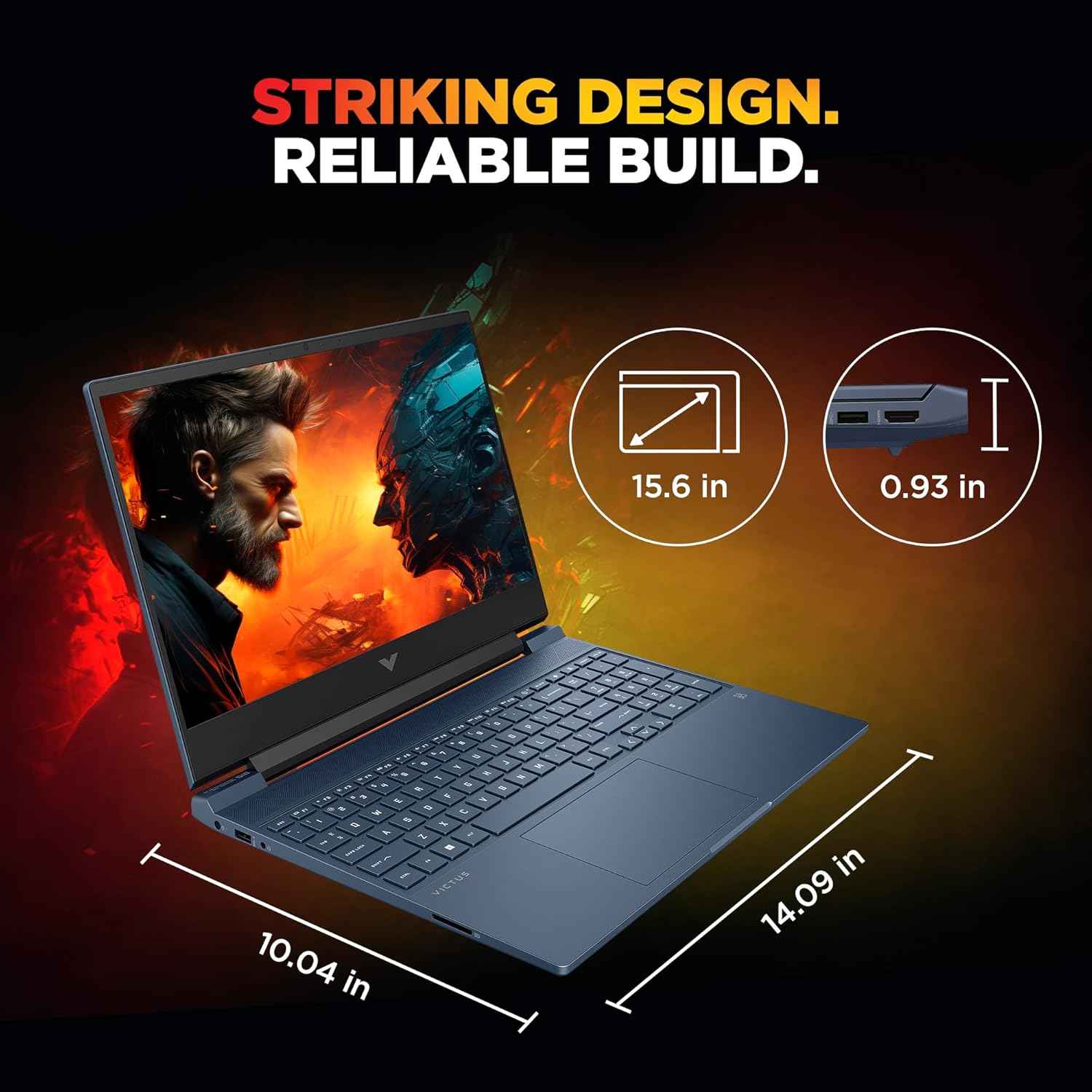 HP Smartchoice Victus fb3009AX Gaming Laptop | AMD Ryzen 5 8645HS, RTX 3050 6GB, 144Hz