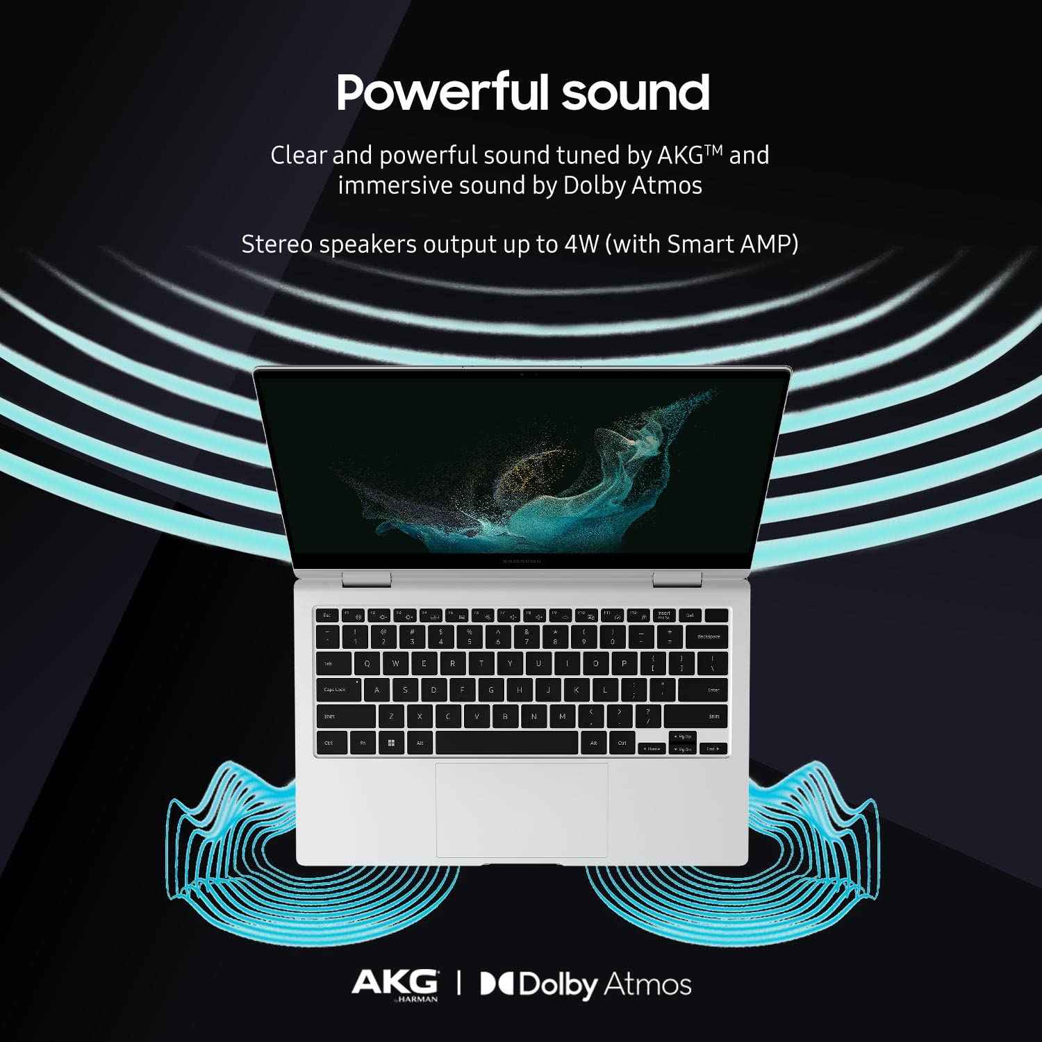 Samsung Galaxy Book2 Pro 360 | Intel i5 12th Gen Evo | 16GB RAM | 512GB SSD | 13.3" AMOLED Touchscreen | 2-in-1 Laptop | S Pen | Windows 11 | Silver - NP930QED-KB3IN