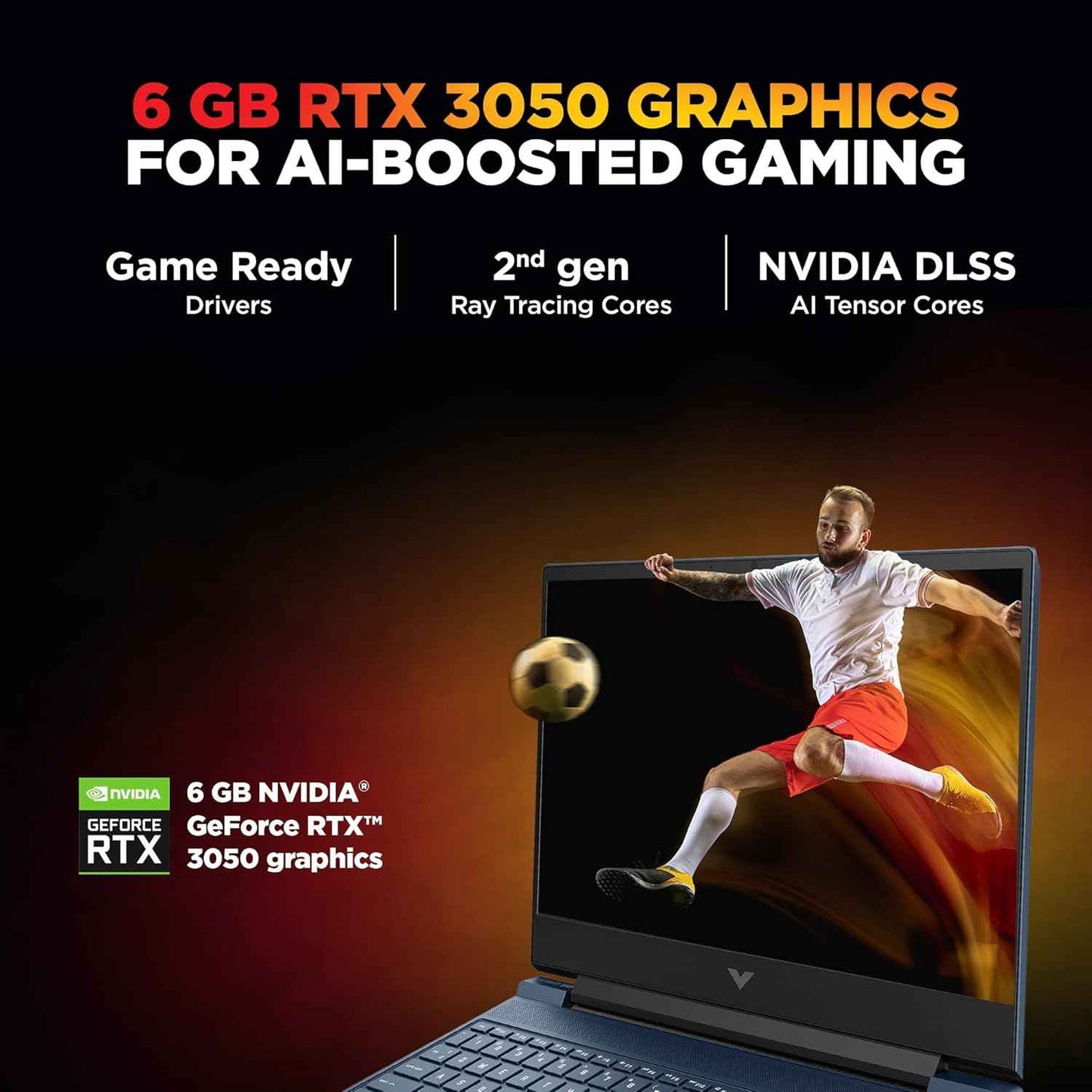 HP Smartchoice Victus fb3009AX Gaming Laptop | AMD Ryzen 5 8645HS, RTX 3050 6GB, 144Hz