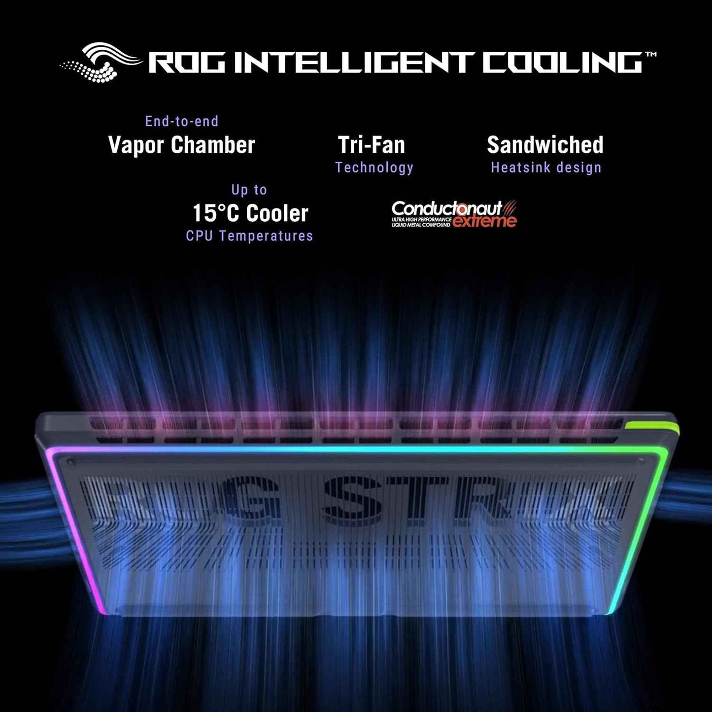 ASUS ROG Strix G16 Gaming Laptop | Intel Core Ultra 9 275HX | RTX 5060 8GB 115W | 16GB RAM | 1TB SSD | 16" 2.5K 240Hz | Windows 11 | Eclipse Gray - G615LM-S5128WS