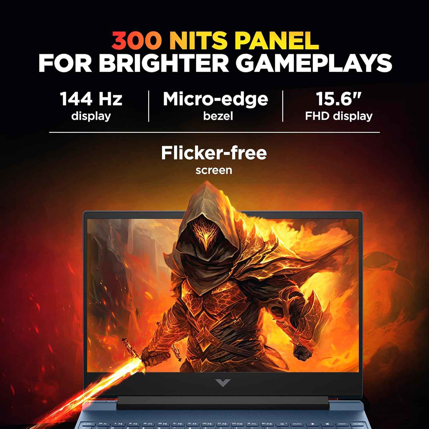 HP Smartchoice Victus fb3009AX Gaming Laptop | AMD Ryzen 5 8645HS, RTX 3050 6GB, 144Hz