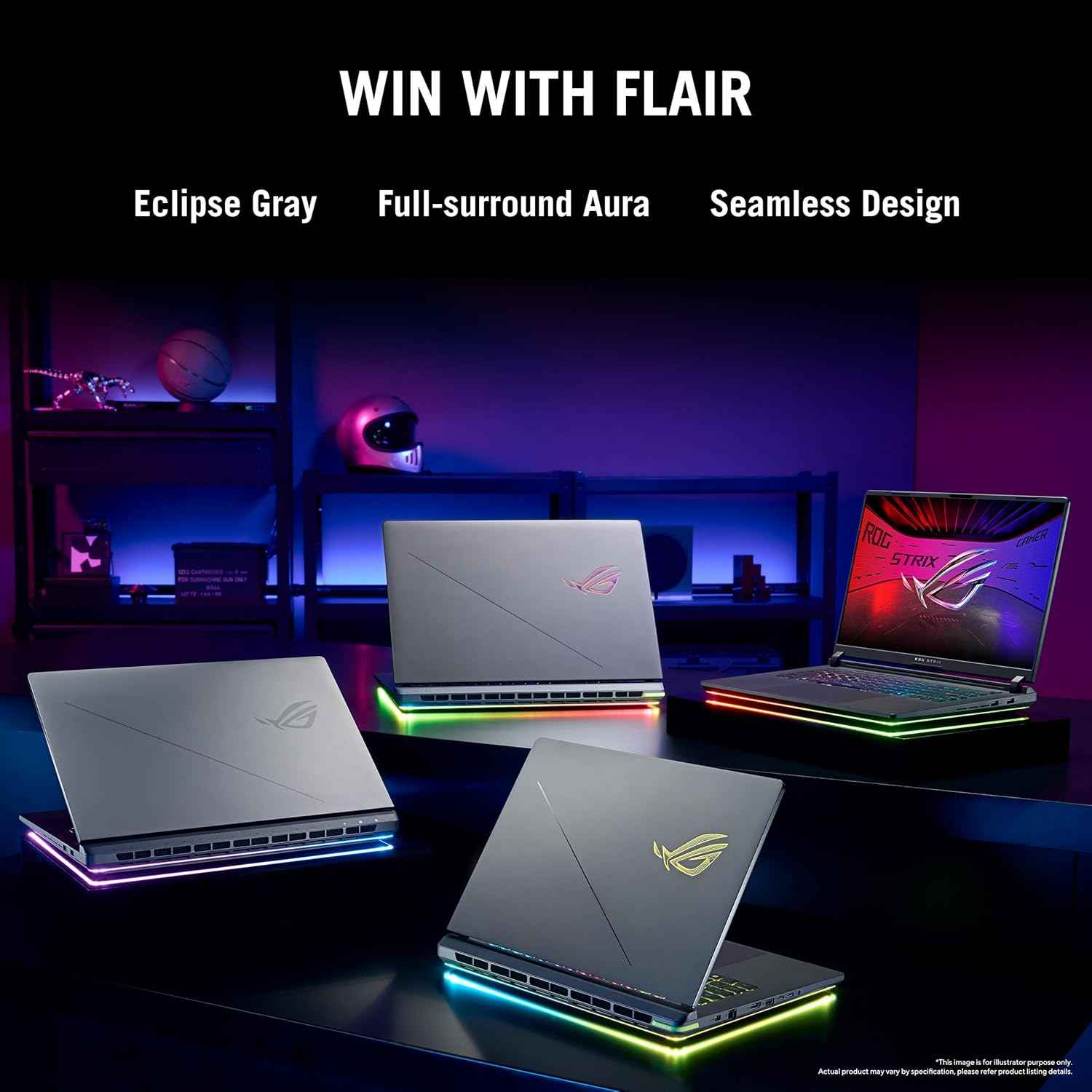 ASUS ROG Strix G16 Gaming Laptop | Intel Core Ultra 9 275HX | RTX 5060 8GB 115W | 16GB RAM | 1TB SSD | 16" 2.5K 240Hz | Windows 11 | Eclipse Gray - G615LM-S5128WS