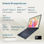 Unboxed ASUS Zenbook 14 OLED laptop in Ponder Blue with 14" 3K OLED touch display, Intel Core Ultra 5, 16GB RAM, 1TB SSD, Win 11