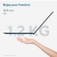 Unboxed ASUS Zenbook 14 OLED laptop with 14" 3K OLED touchscreen, Intel Core Ultra 5, 16GB RAM, 1TB SSD, in Ponder Blue.