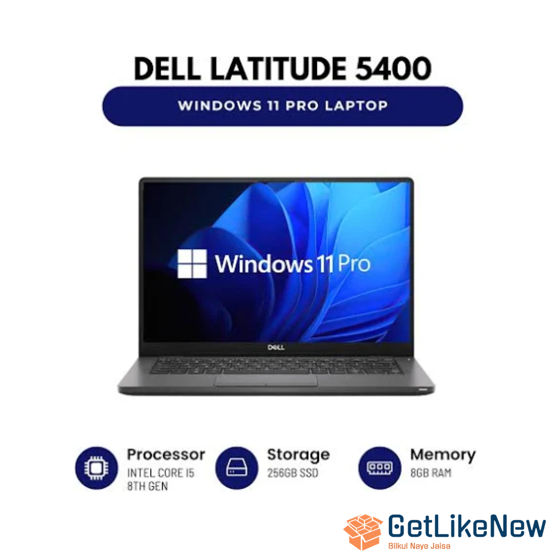 Dell Latitude 5400 Business Laptop | Intel Core i5 8th Gen, 8GB RAM, 256GB SSD | Professional Ultrabook - Get Like New