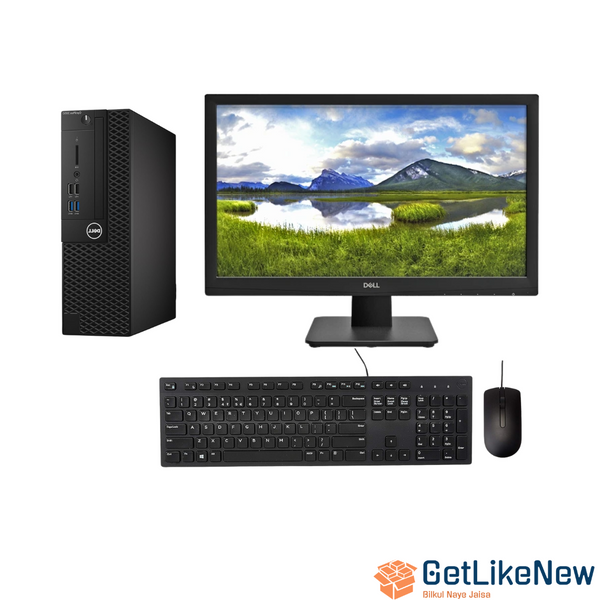 Dell OptiPlex 3060 Desktop PC Bundle with 20" Monitor | Intel i5 8th Gen, 8GB, 256GB SSD | Windows 11 Business Computer Package | 12-Month Warranty - Get Like New