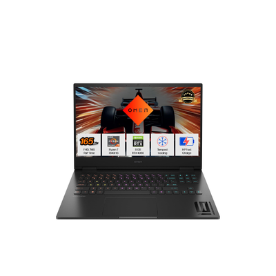 HP OMEN 16 Gaming Laptop | AMD Ryzen 7 7840HS | RTX 4060 8GB | 16GB DDR5 RAM | 1TB SSD | 16.1" FHD 165Hz IPS 300 Nits | RGB Key | Win 11 | Office 2021 | XD0020AX - Get Like New