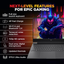 HP Victus gaming laptop with 13th Gen Intel Core i5, RTX 3050, 16GB RAM, 15.6" FHD display, Windows 11, and sleek design.