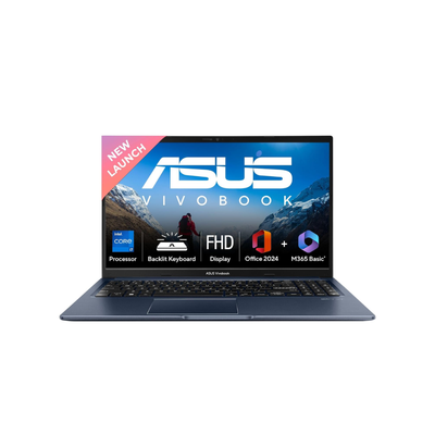 ASUS Vivobook 15 Laptop | 13th Gen Intel Core i7-13620H | 16GB RAM | 1TB SSD | 15.6" FHD Display | Win 11 | Office Home 2024 | Backlit Keyboard | Quiet Blue | X1502VA-BQ1298WS