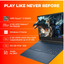 HP Victus 15 gaming laptop with Ryzen 5, Radeon RX 6500M, 8GB RAM, 512GB SSD, 15.6" FHD display, backlit keyboard.