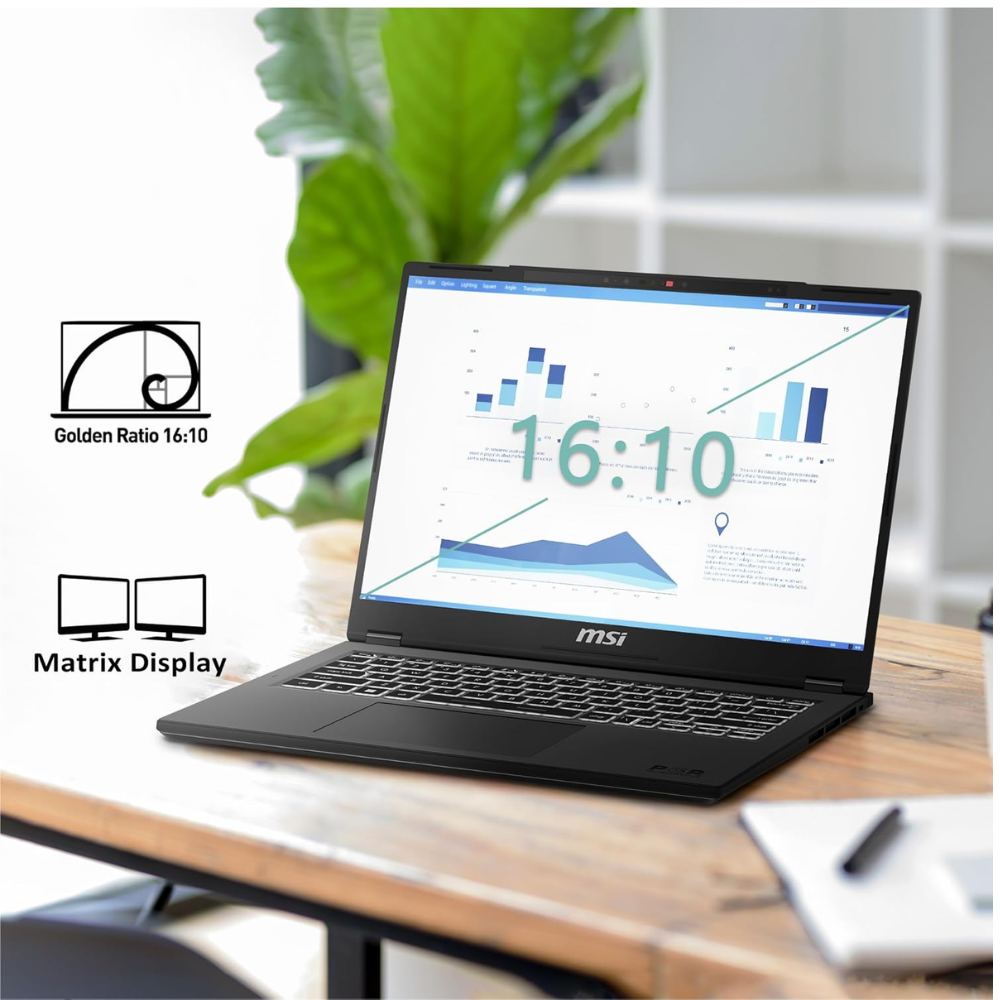 MSI Modern 14 H Laptop | Intel Core i5 13420H | 16GB RAM | 512GB NVMe SSD | 14" FHD Display | Intel UHD Graphics | Windows 11 Home | Classic Black | D13MG-073IN - Get Like New