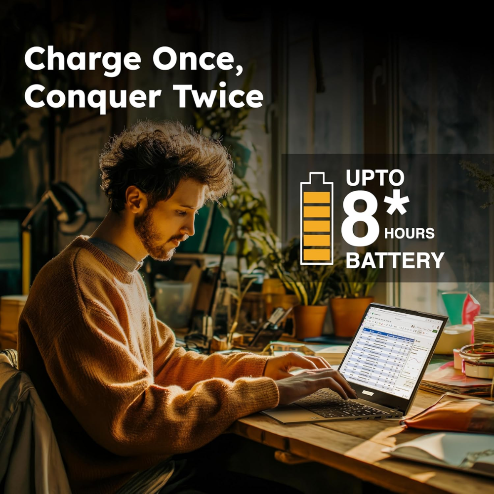 Ultimus APEX5 Laptop Intel Core i5 12th Gen 1235U | 8GB RAM | 512GB SSD (Expandable to 1TB) | 14.1" FHD IPS Display | Intel Iris Xe Graphics | Windows 11 | 3x USB | SD Card Slot | MS Office 365 Trial | Black - NU14U3INF66BY-CRa - Get Like New