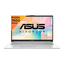 Unboxed ASUS Vivobook Go 15 laptop showing the black 15.6-inch FHD anti-glare display, keyboard, and sleek design.