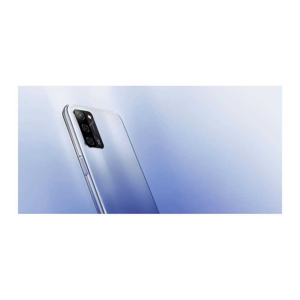 OPPO A53s 5G mobile phone in Ink Black with 6.5-inch HD+ display, dual camera, 6GB RAM, 128GB storage, MediaTek Dimensity 700