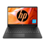 Unboxed HP 15s laptop with 11th Gen Intel Core i3, 15.6" HD display, 8GB RAM, 512GB SSD, black color, and built-in Alexa.