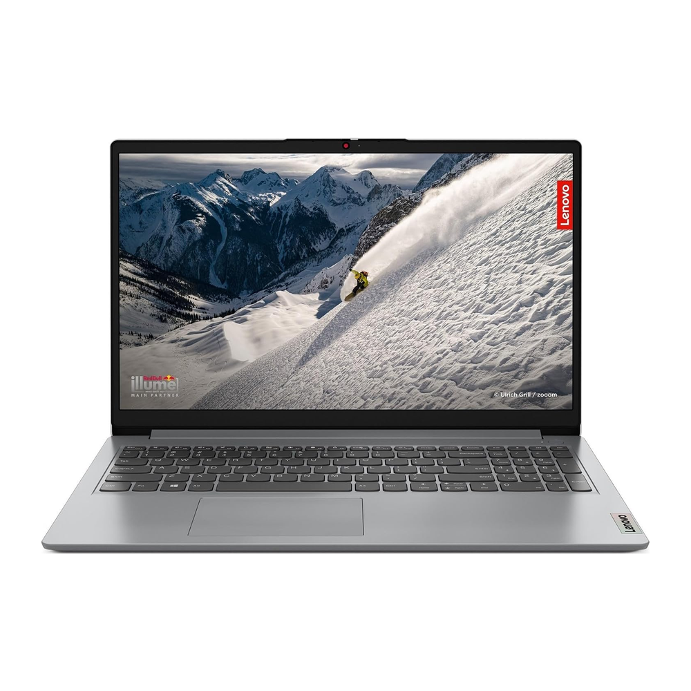 Unboxed Lenovo IdeaPad Slim 1 laptop in Cloud Grey with 15.6-inch HD anti-glare screen, AMD Ryzen 5, 8GB RAM, 512GB SSD.