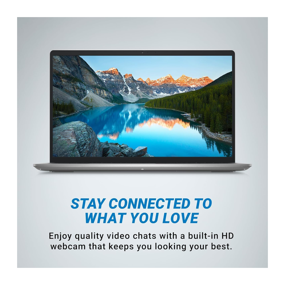 Unboxed Dell 15-inch laptop with AMD Ryzen 5, 16GB RAM, 512GB SSD, platinum silver finish, FHD display, Windows 11, Office 2024