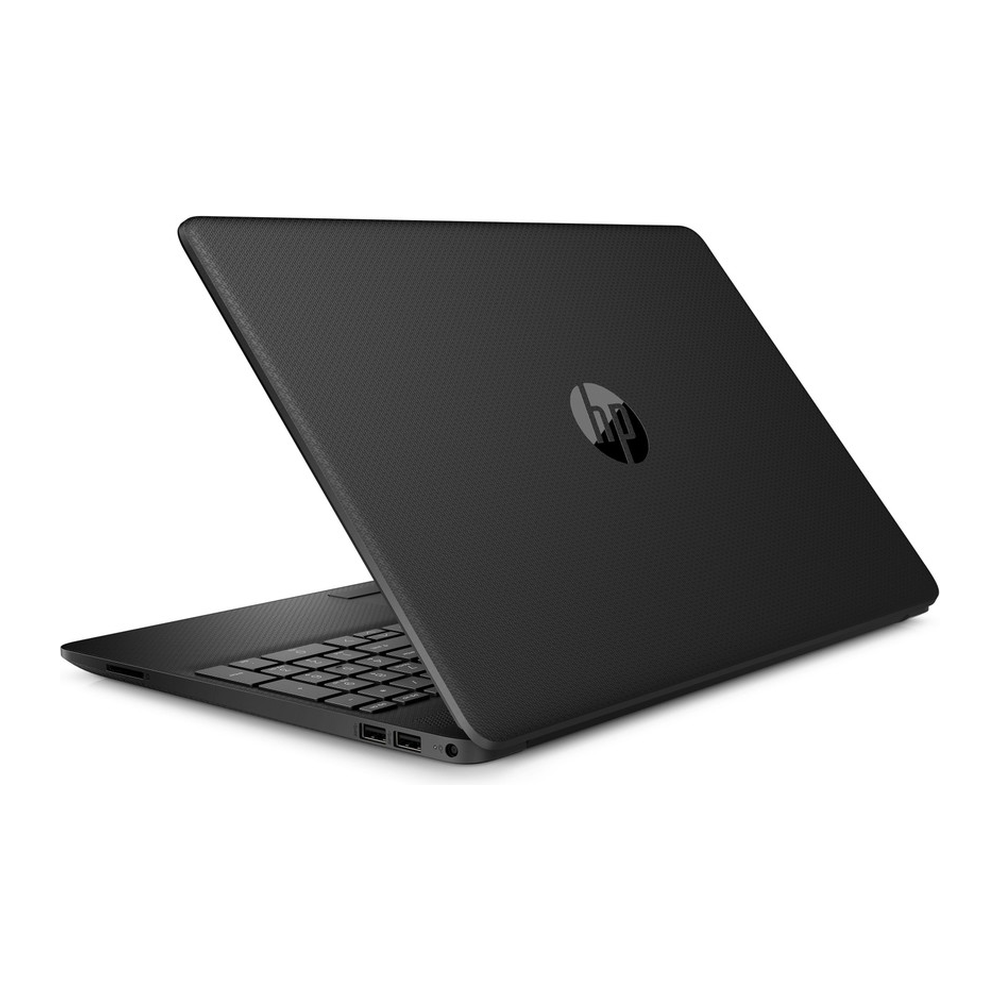 Unboxed HP 15s thin and light laptop in jet black with 15.6-inch FHD display, 8GB RAM, 1TB HDD, and 11th Gen Intel Core i3.