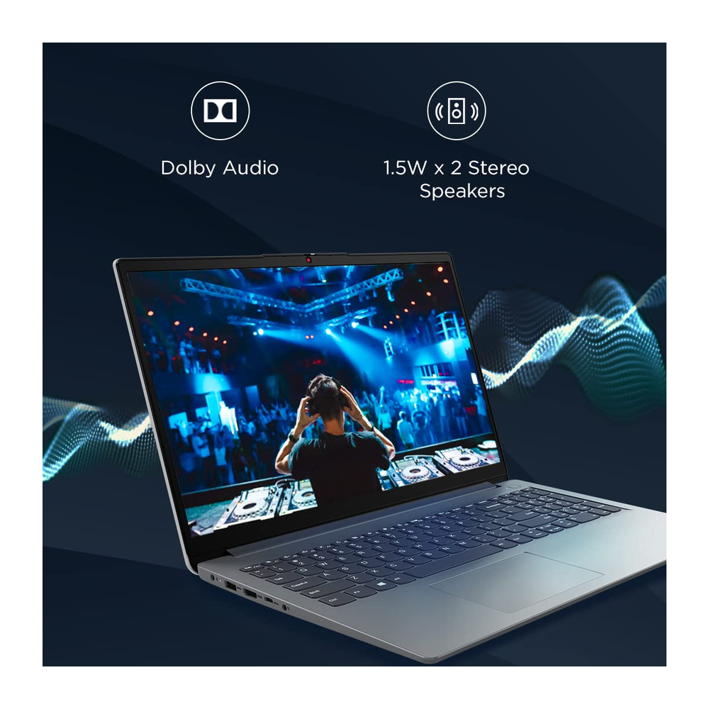 Unboxed Lenovo IdeaPad Slim 1 laptop with AMD Ryzen 5, 8GB RAM, 512GB SSD, 15.6" HD anti-glare screen, in Cloud Grey.