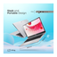 Unboxed Acer Aspire 3 laptop with AMD Ryzen 3, 8GB RAM, 512GB SSD, 15.6" FHD display, in pure silver, open showing keyboard and screen