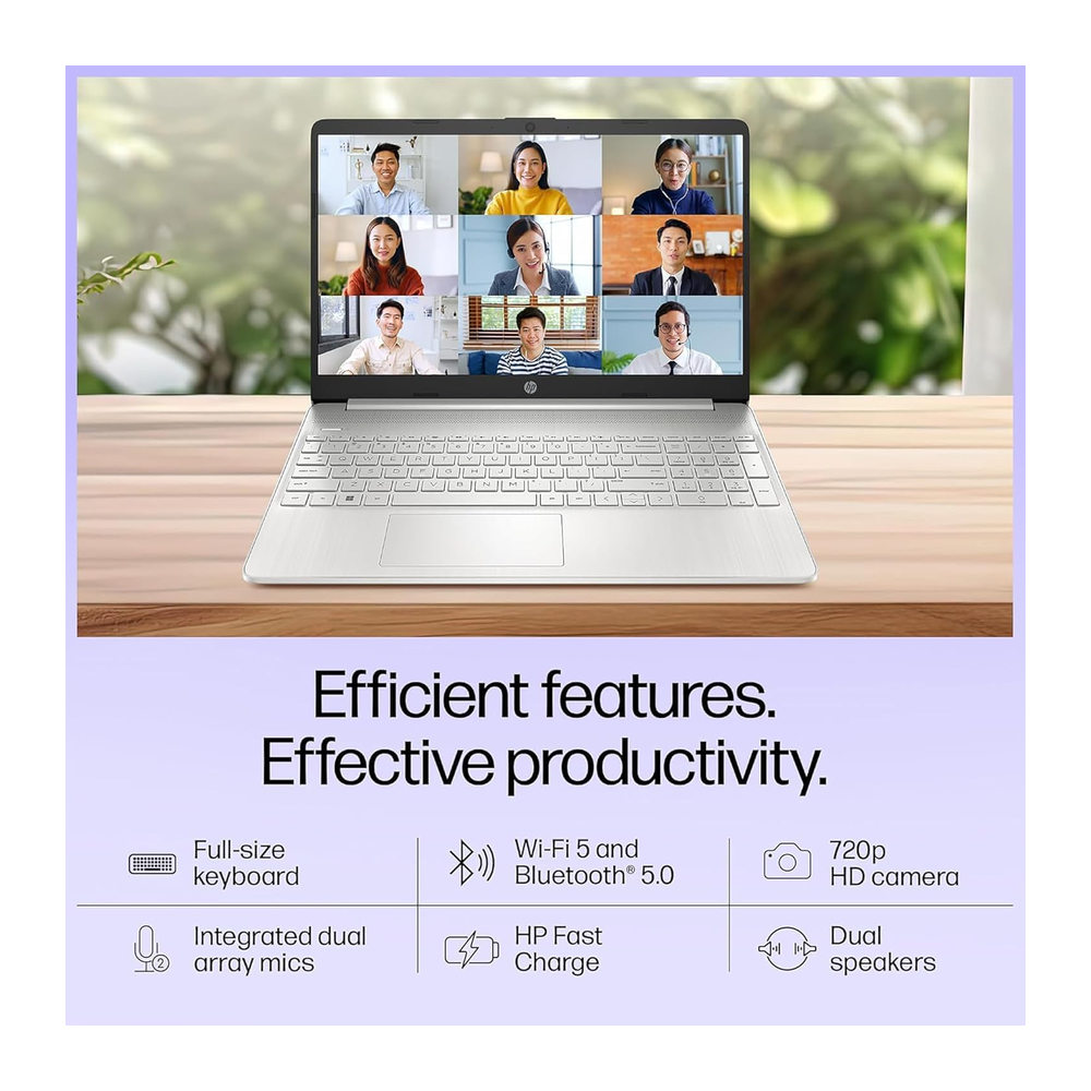 Unboxed Get Like New HP Laptop 15s with 15.6-inch FHD display, Intel i3, 8GB RAM, 512GB SSD, numeric keypad, Windows 11