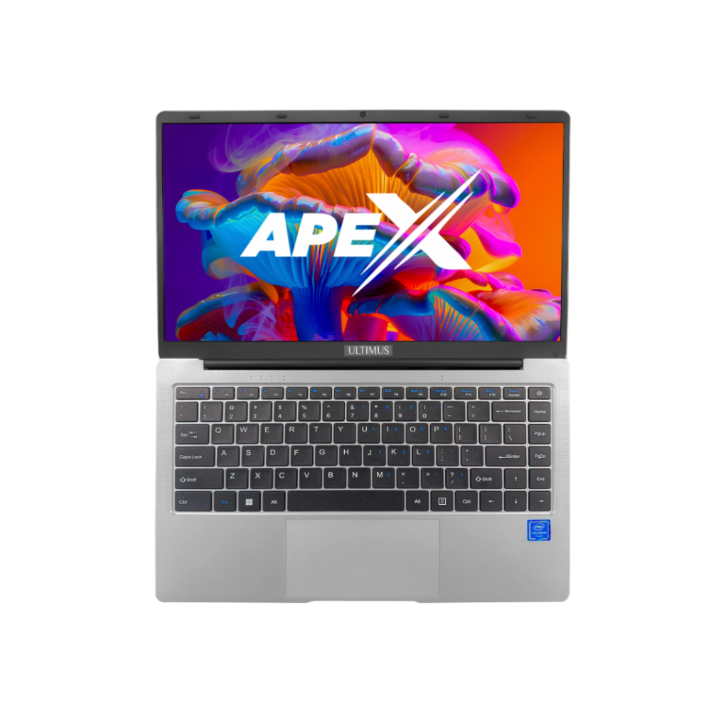 ULTIMUS APEX 14.1" FHD IPS Laptop | Intel Celeron Dual Core | 8GB LPDDR4 RAM | 512GB SSD (Expandable to 1TB) | Ultra Thin Bezel | 180° Hinge | Anti-Glare Display (NU14U9INC54LS-CS/NU15U2INC44VN-SG) - Get Like New
